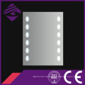 Jnh183 Rectángulo rectangular que ilumina el espejo de plata del cuarto de baño del LED para el hotel